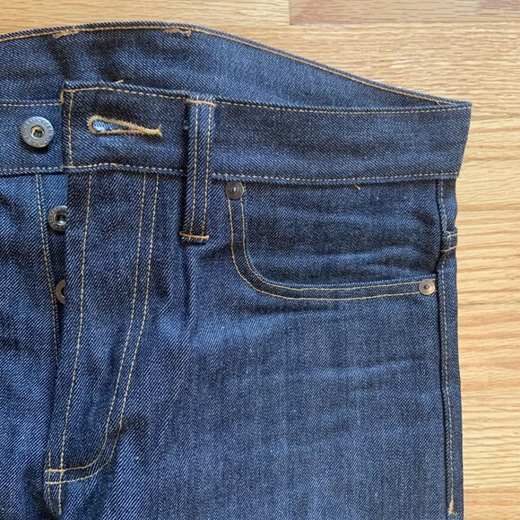 3Sixteen ST-100x, 14.5oz Indigo Selvedge, Slim Tapered Jeans - Picture 3 of 10